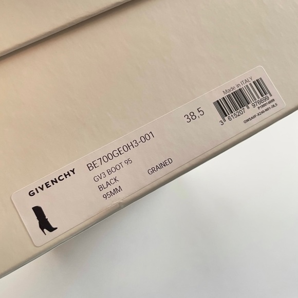 GIVENCHY KNEE LENGTH Boots Velvet Logo - Picture 2 of 12